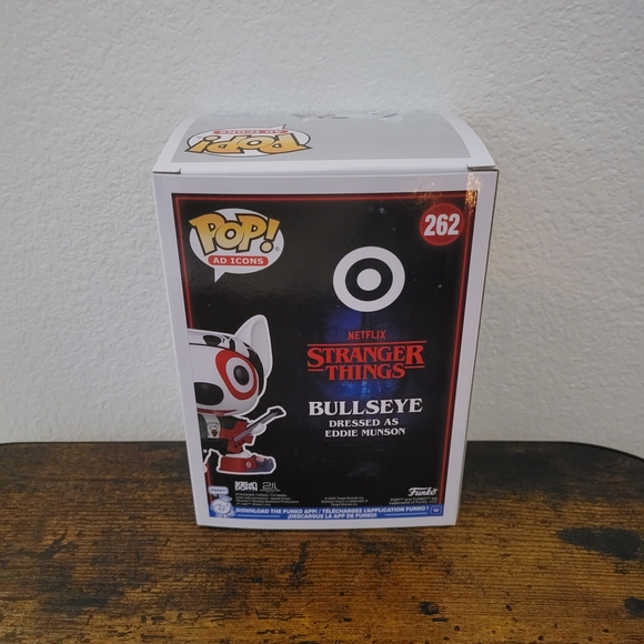 Funko Pop Stranger Things Bullseye Dressed As Eddie Munson Funko Exclusive #262 - Picture 3 of 5